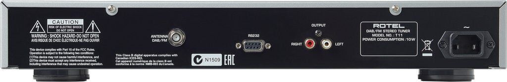 Rotel T11 Digital Radio Tuner - Black - Image 2