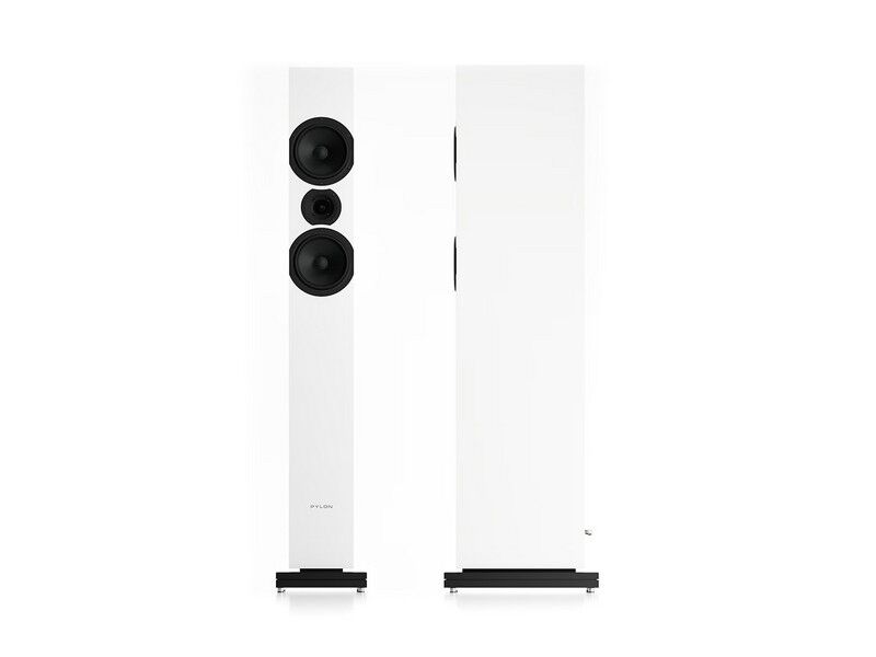 Pylon Audio Zirkon 20 Floorstanding Loudspeaker Pair Matte White - Image 2