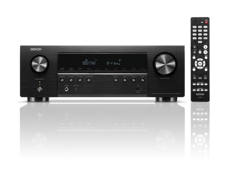 Denon AVC-S670H 5.2 Ch. 140W 8K AV Receiver with HEOS Built-in