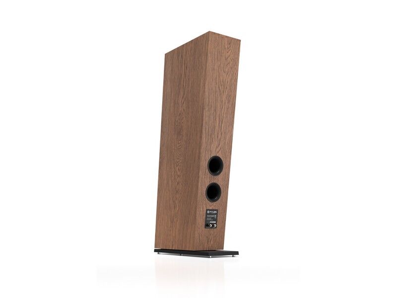 Pylon Audio Diamond 30 MK2 Floorstanding Loudspeaker Pair Natural Veneer Oak Oil-wax Mahogany - Image 3