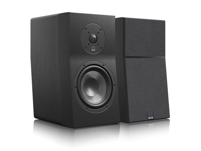 SVS Ultra Evolution Bookshelf Speaker Pair Black Oak