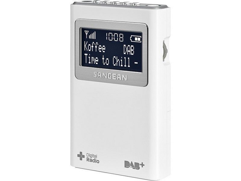 Sangean DPR-39WH DAB+/FM Pocket Radio - White
