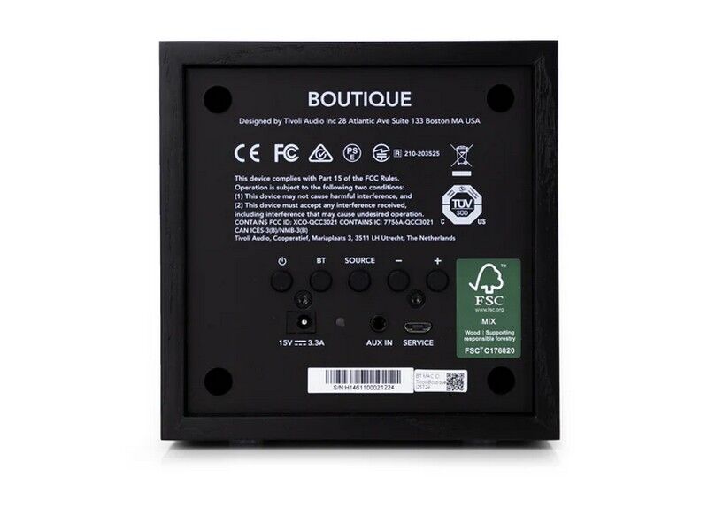 Tivoli Audio Boutique Compact Bluetooth Speaker - Image 5