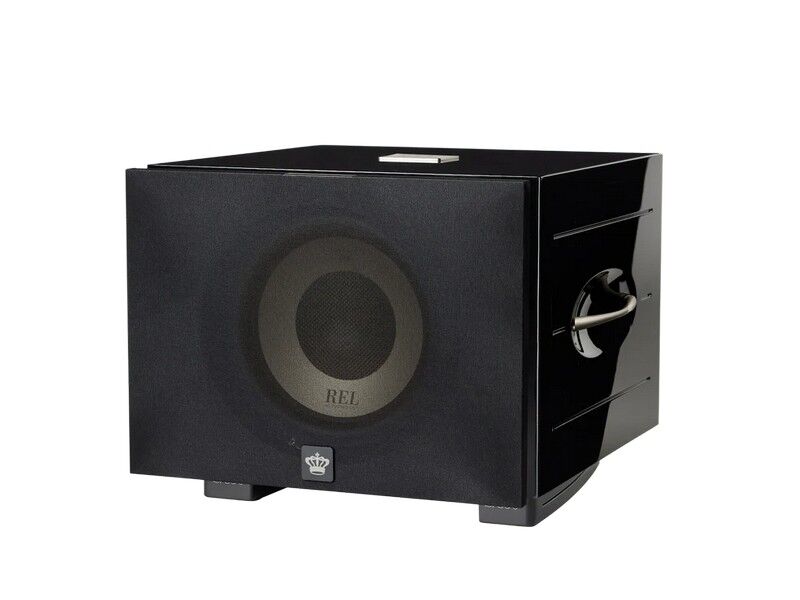 REL S/850 850W Linear Class D Amplifier Piano Black (Serie S)