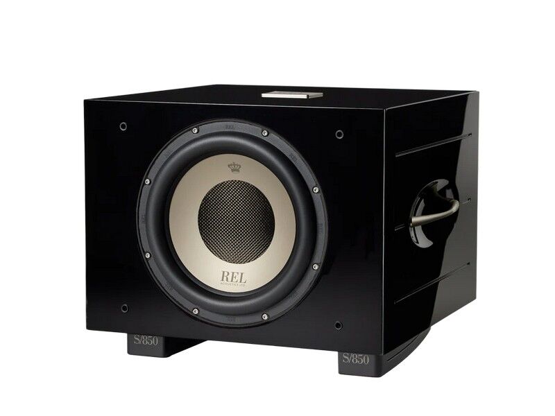 REL S/850 850W Linear Class D Amplifier Piano Black (Serie S) - Image 2