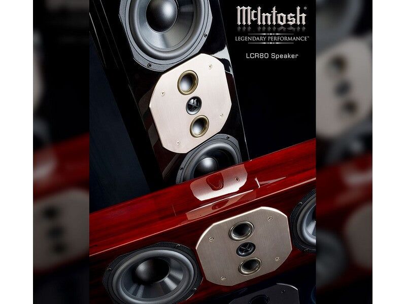 McIntosh LCR80 Loudspeaker Each Black - Image 2