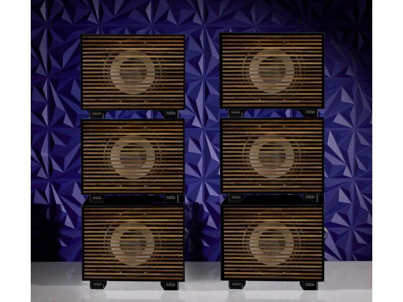 REL S/850 850W Linear Class D Amplifier Piano Black (Serie S) - Image 3