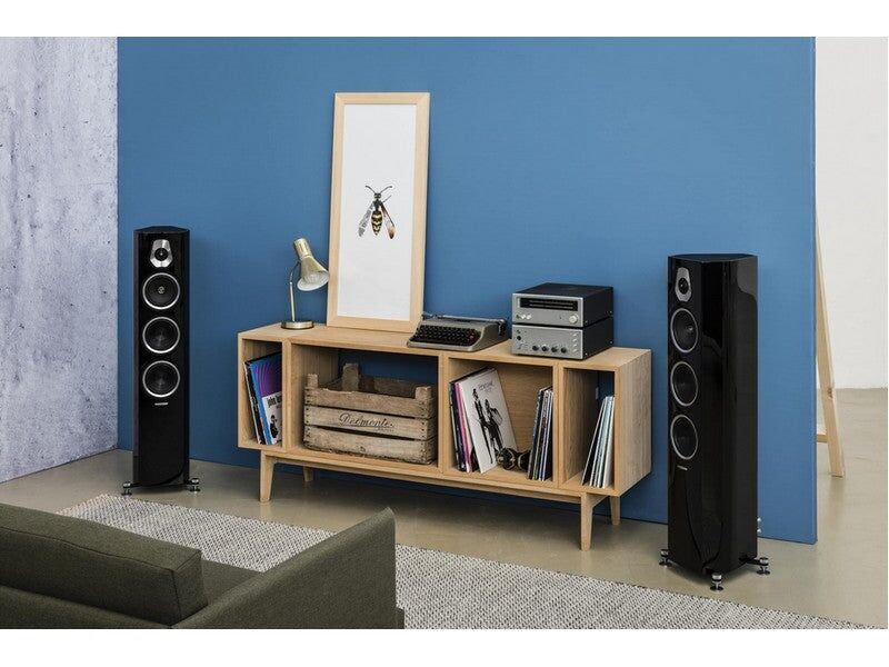 Sonus Faber Sonetto III 3-way Floorstanding Loudspeaker Pair Black - Image 2