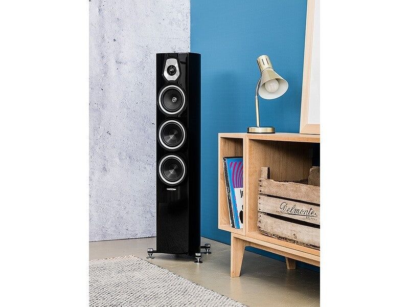Sonus Faber Sonetto III 3-way Floorstanding Loudspeaker Pair Black - Image 3