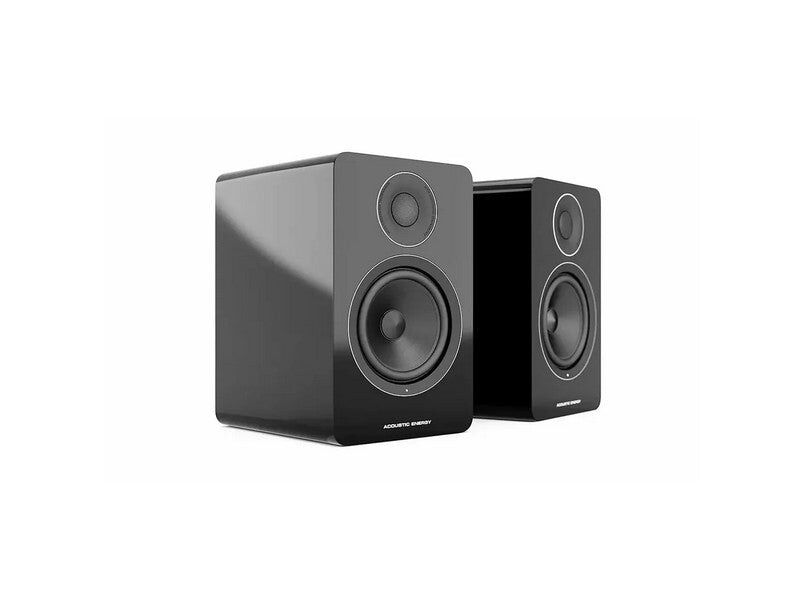 Acoustic Energy AE1 Active Standmount Speaker Pair Piano Black