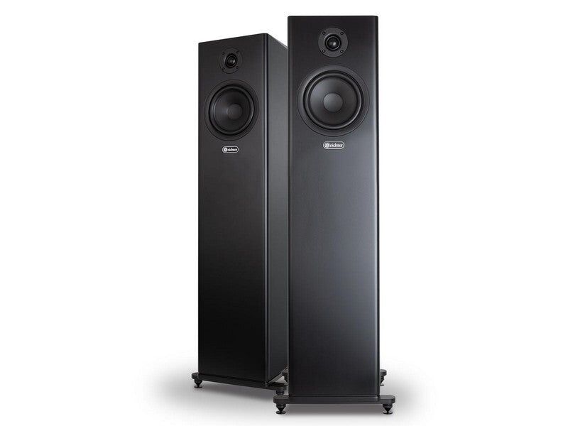 Richter Harlequin S6 2-Way Vented Floorstanding Speaker Pair Black *** DISPLAY MODEL***