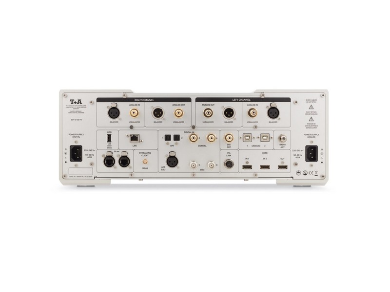 T+A SDV 3100 HV (G2) Streaming DAC Preamp Titanium - Image 2