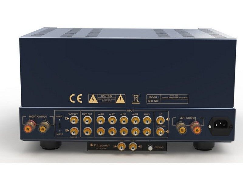 PrimaLuna EVO 300 Hybrid Integrated Amplifier Black Faceplate - Image 3
