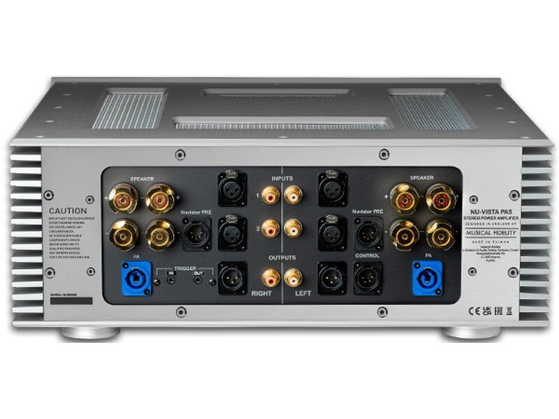 Musical Fidelity Nu-Vista PAS Stereo Power Amplifier Black - Image 2