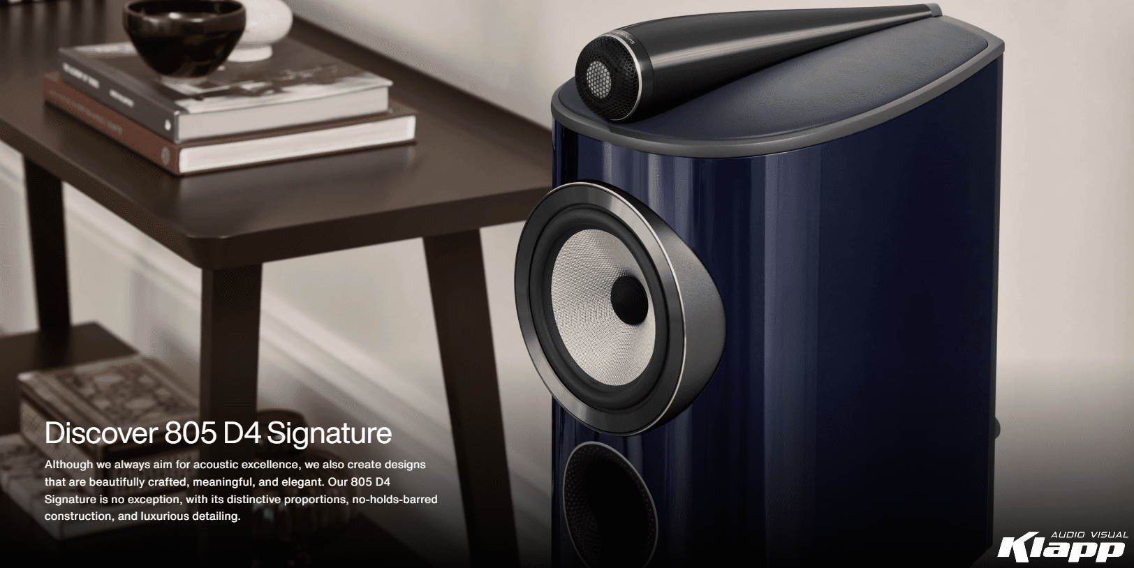 Bowers & Wilkins 805 D4 Signature Standmount Speaker Pair - Image 12