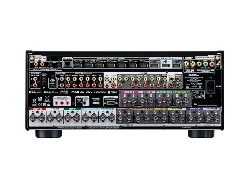 Denon AVC-A10H 13.4ch 150W 8K AV Receiver with HEOS Built-in Black - Image 5