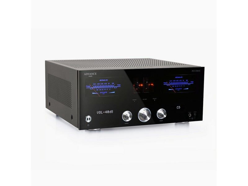Advance Paris A12 Classic Hybrid Stereo Amplifier Black - Image 4