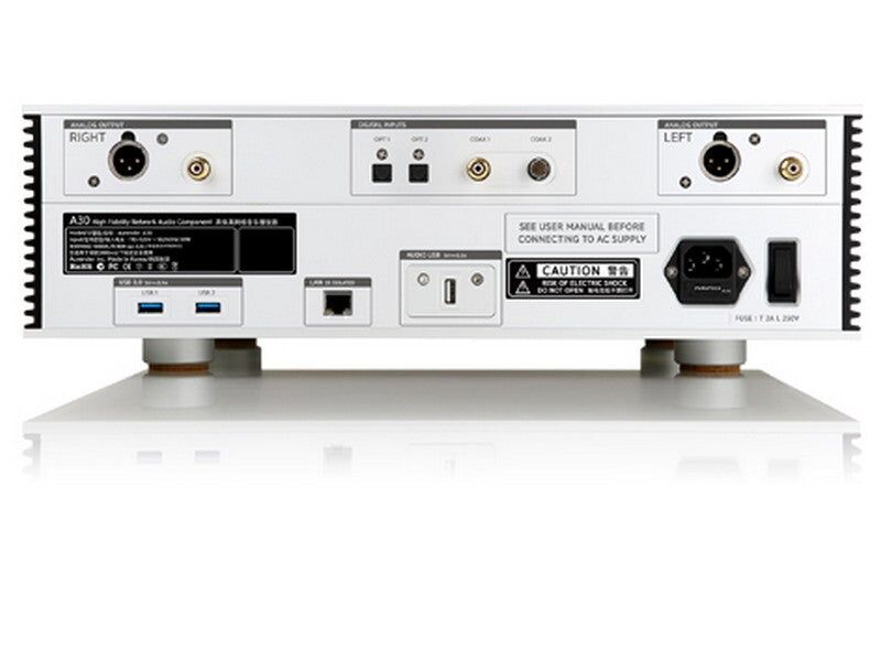 Aurender A30 Caching Music Server Streamer CD Ripper HDD Storage MQA DAC Silver - Image 4