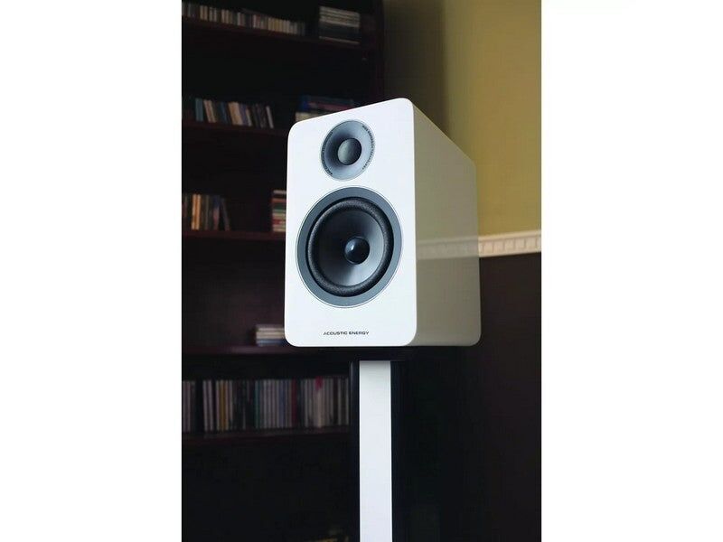 Acoustic Energy AE1 Active Standmount Speaker Pair Piano White - Image 4
