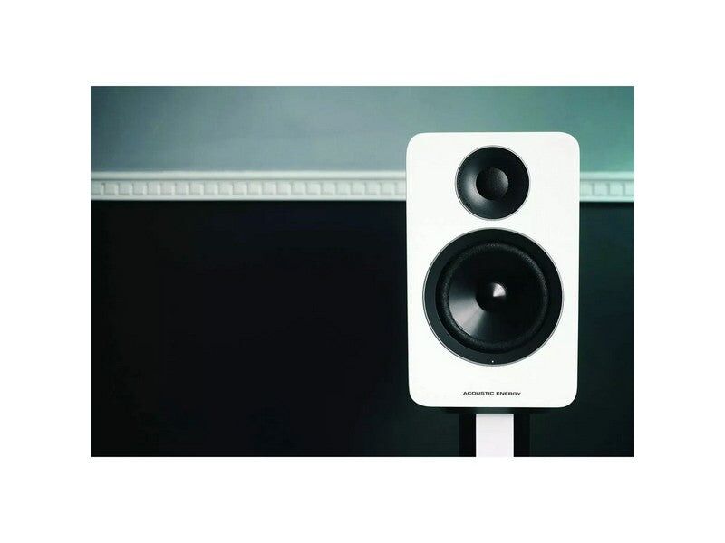 Acoustic Energy AE1 Active Standmount Speaker Pair Piano White - Image 2