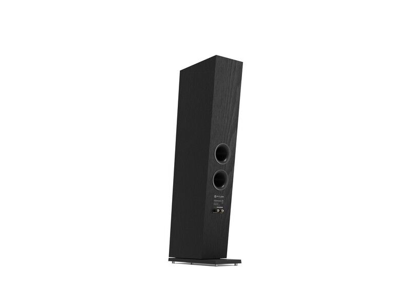 Pylon Audio Diamond 25 MK2 Floorstanding Loudspeaker Pair Natural Veneer Oak Lacquer Black - Image 2