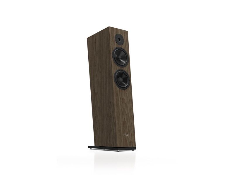 Pylon Audio Diamond 28 MK2 Floorstanding Loudspeaker Pair Natural Veneer Oak Oil-wax Black - Image 2