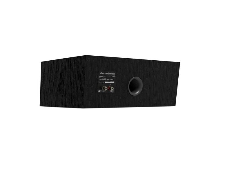 Pylon Audio Diamond Center MK2 Loudspeaker Natural Veneer Oak Lacquer Black - Image 3