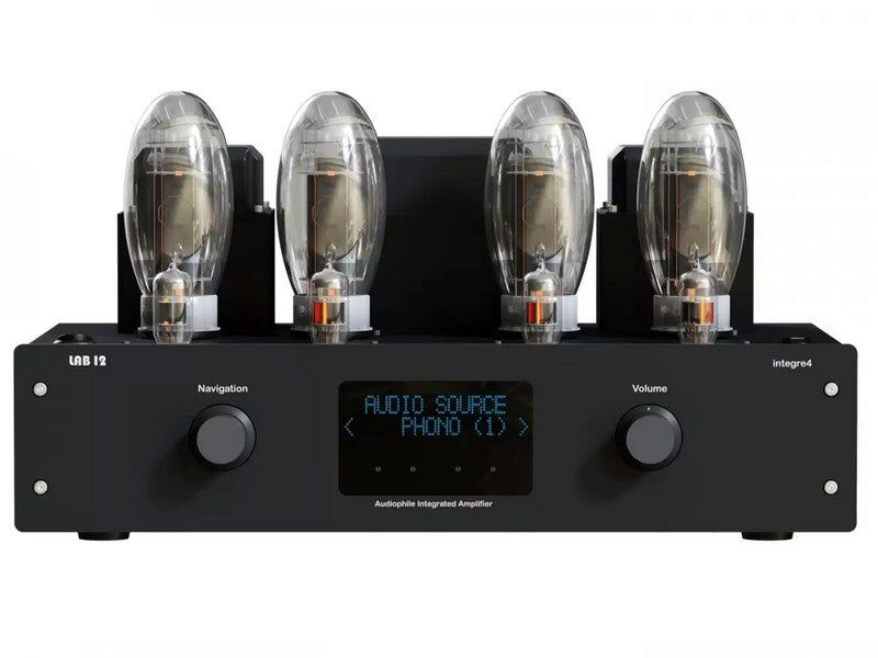 LAB12 INTEGRE4 Full Tube Audiophile Integrated Amplifier Black