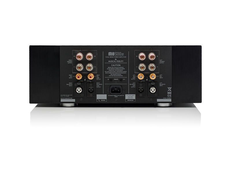 Musical Fidelity M8-500S: 500 Watt Stereo Power Amplifier Black - Image 2