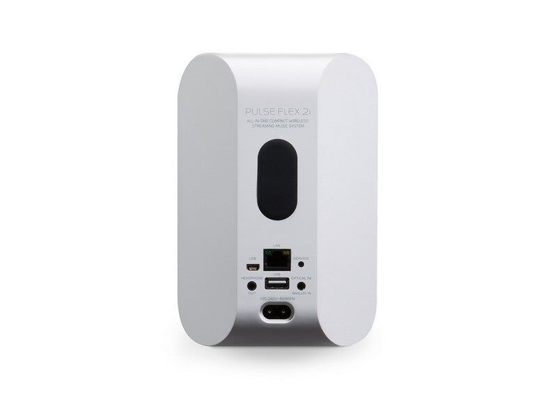 Bluesound PULSE FLEX 2i Portable Wireless Multi-Room Music Streaming Speaker White - Image 4