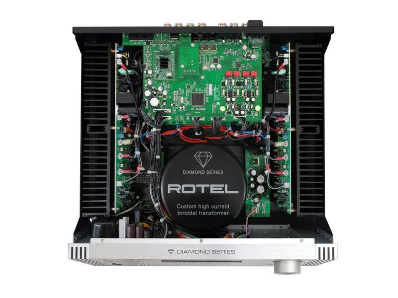 Rotel RA-6000 Integrated Amplifier Diamond Series Silver / Black ***LIMITED TIME ONLY*** - Image 4