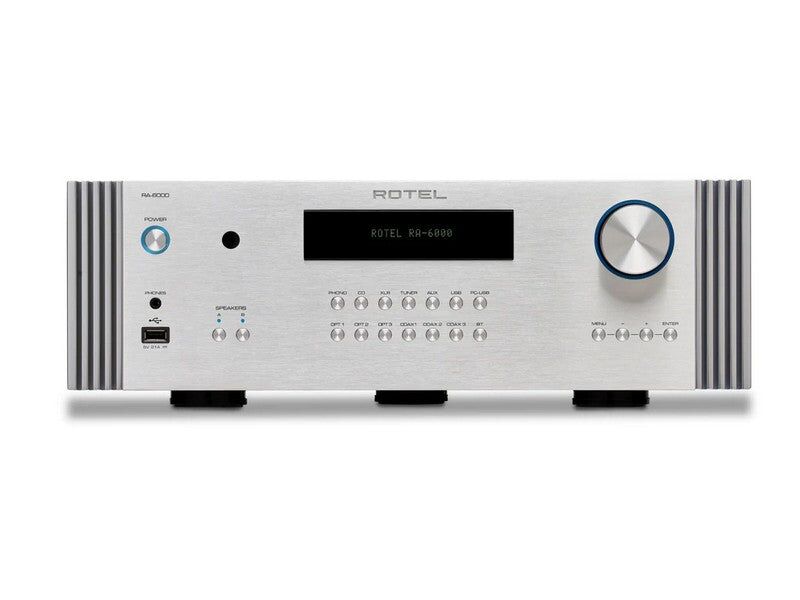 Rotel RA-6000 Integrated Amplifier Diamond Series Silver / Black ***LIMITED TIME ONLY***