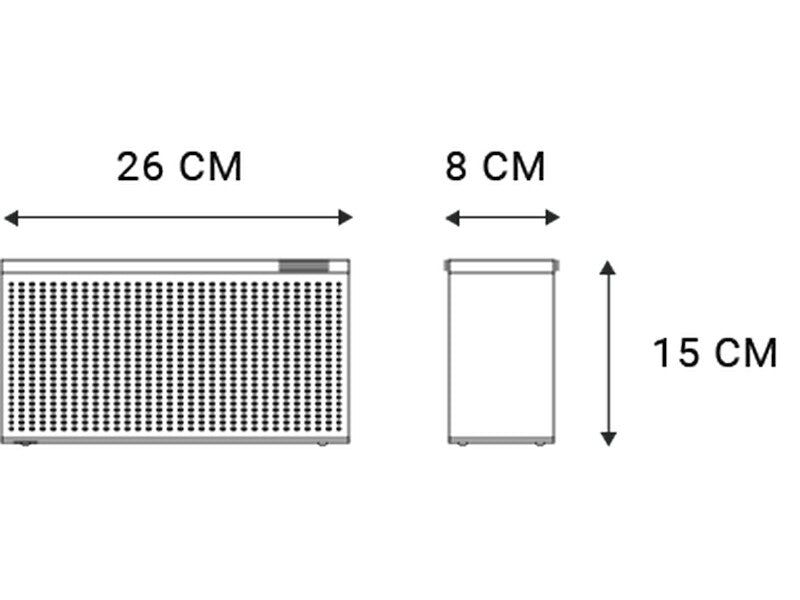 Geneva Touring M WHITE Portable HiFi Bluetooth Speaker - Image 3