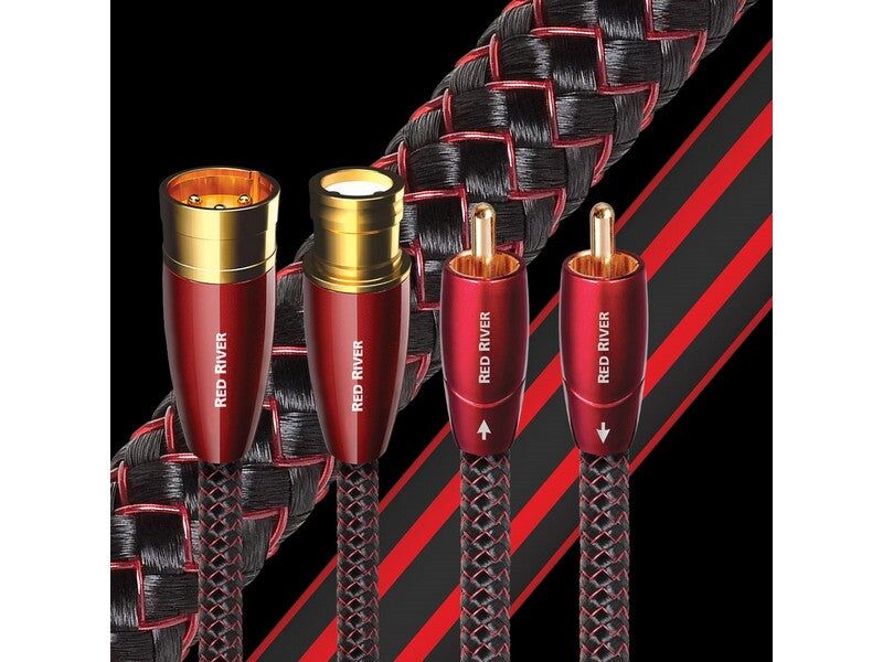 AudioQuest Red River Analog-Audio Interconnect Cable Rivers & Elements Series