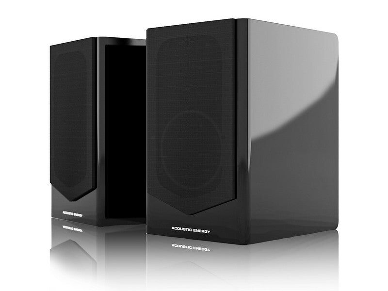 Acoustic Energy AE500 Bookshelf Speaker Pair Piano Black - Image 2