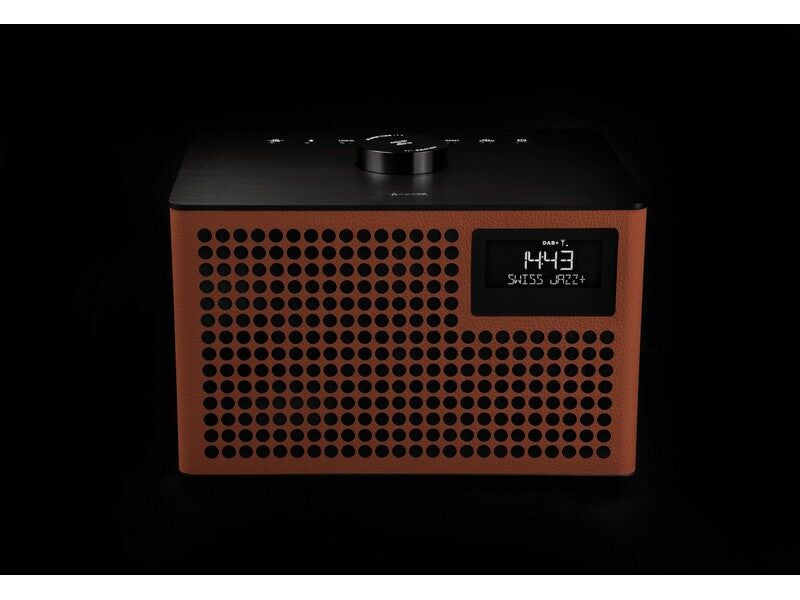 Geneva Acustica Lounge Radio FM/DAB+ BT Speaker Line-in Alarm Clock Cognac - Image 3