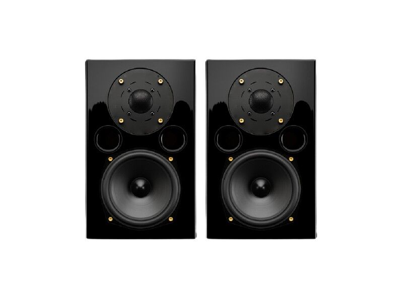 Acoustic Energy AE1 40th Anniversary Edition Bookshelf Speaker Pair High Gloss Black - Image 2