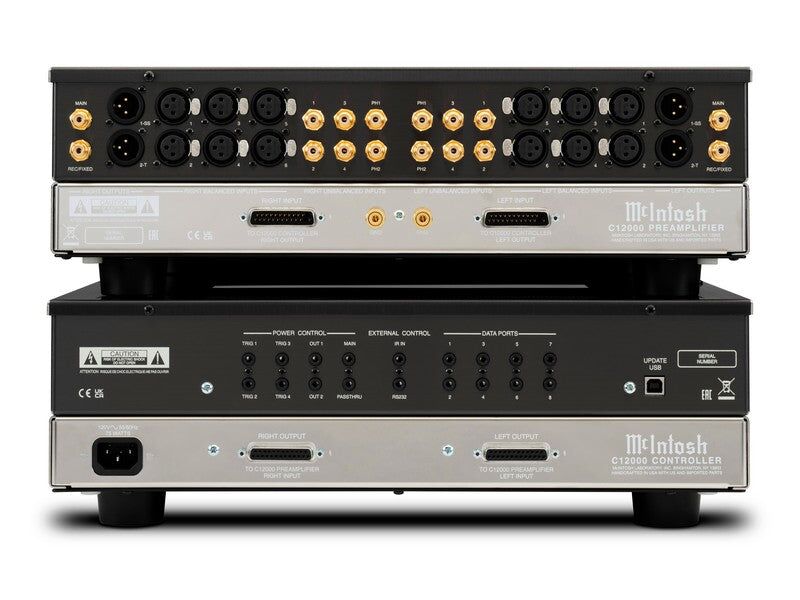 McIntosh C12000 2-Channel Solid State and Vacuum Tube Preamplifier - Image 6