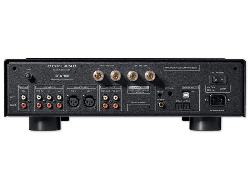 Copland CSA100 Integrated Amplifier 2x100W DAC Phono MM Silver - Image 2