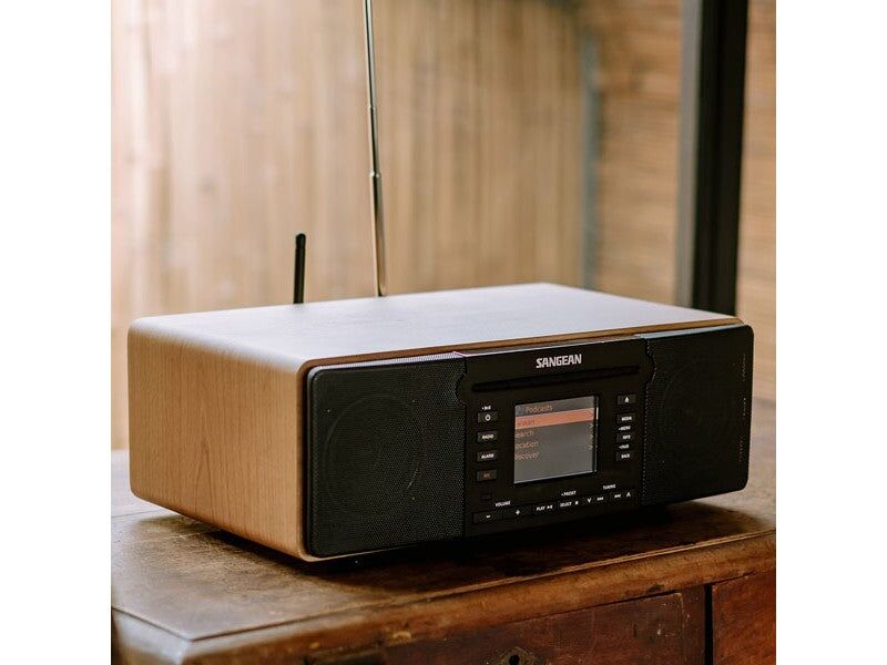 Sangean DDR-66BT All in One Music System Digital Internet Radio Walnut - Image 3