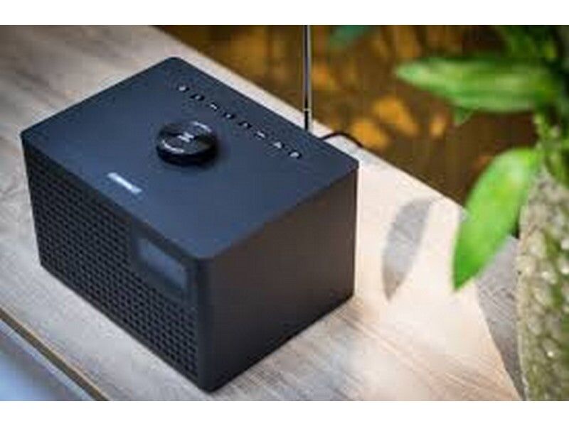 Geneva Acustica Lounge Radio FM/DAB+ BT Speaker Line-in Alarm Clock Black - Image 6