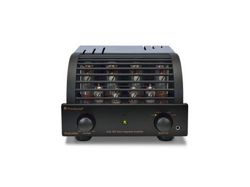 PrimaLuna EVO 100 Tube Integrated Amplifier (EL34) Black with MM Phono Stage