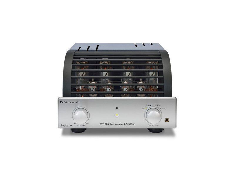 PrimaLuna EVO 100 Tube Integrated Amplifier (EL34) Silver with MM Phono Stage