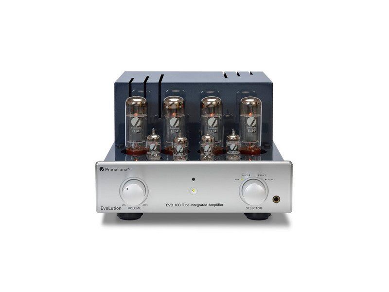 PrimaLuna EVO 100 Tube Integrated Amplifier (EL34) Silver with MM Phono Stage - Image 3