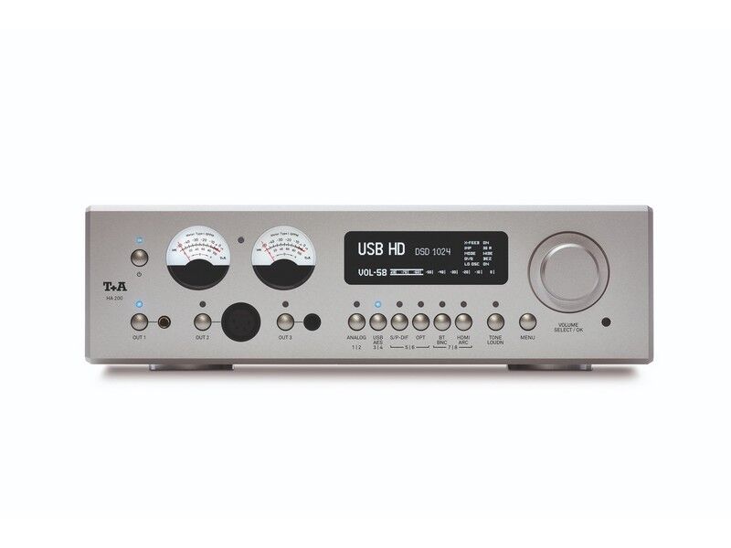 T+A HA 200 Headphone DAC Amplifier Silver
