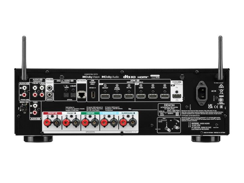 Denon AVC-S670H 5.2 Ch. 140W 8K AV Receiver with HEOS Built-in - Image 6