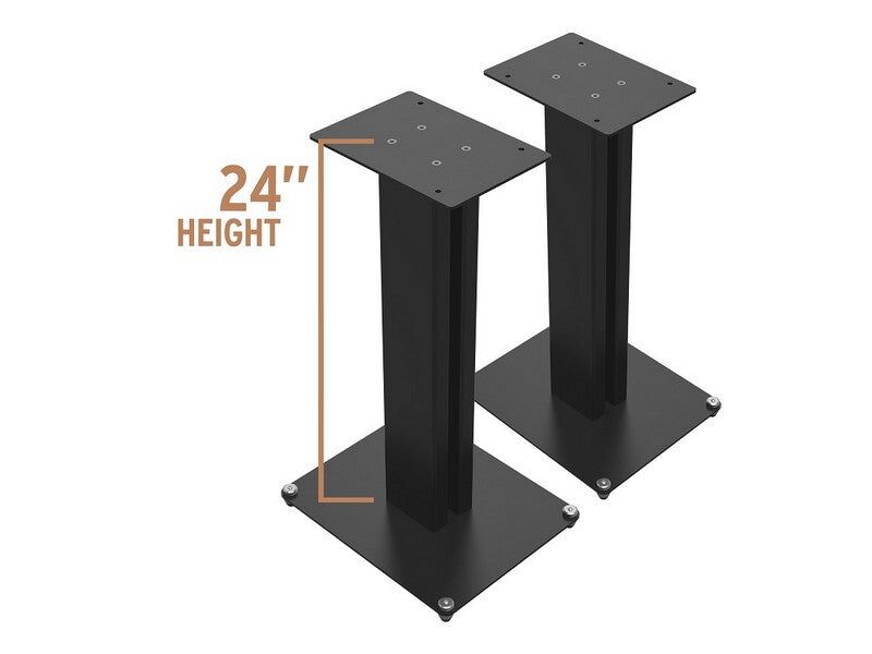 Klipsch KS24 Bookshelf Speaker Stands Pair for SEVENS NINES RP600MII