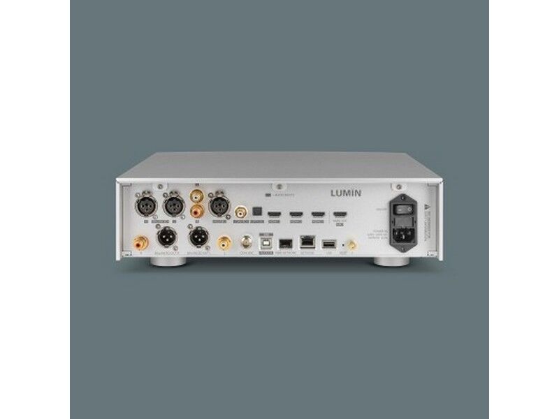 Lumin P1 Network Player Streamer DAC Preamplifier Silver - Image 4