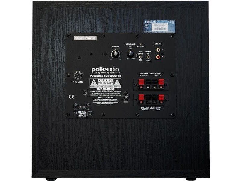 Polk PSW10E 100W Powered 10" Subwoofer Black - Image 5
