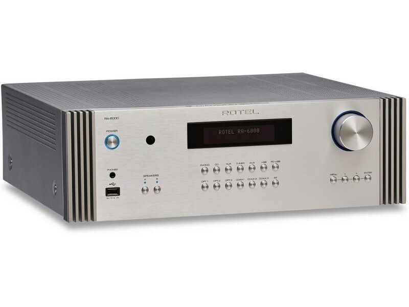 Rotel RA-6000 Integrated Amplifier Diamond Series Silver / Black ***LIMITED TIME ONLY*** - Image 2